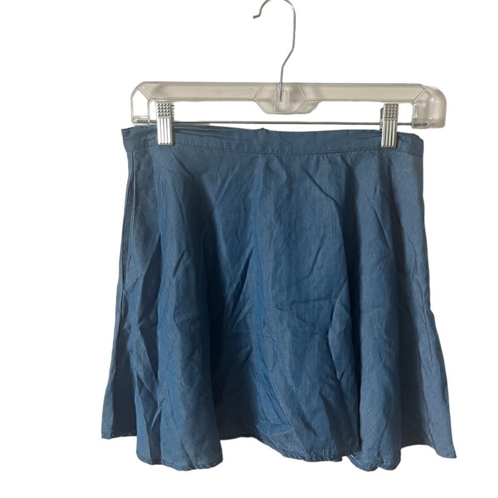 Lulus Blue Short Circle Skirt